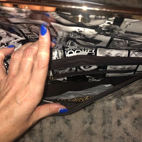 Marilyn Monroe Black and White Clutch - Picture 6 of 6